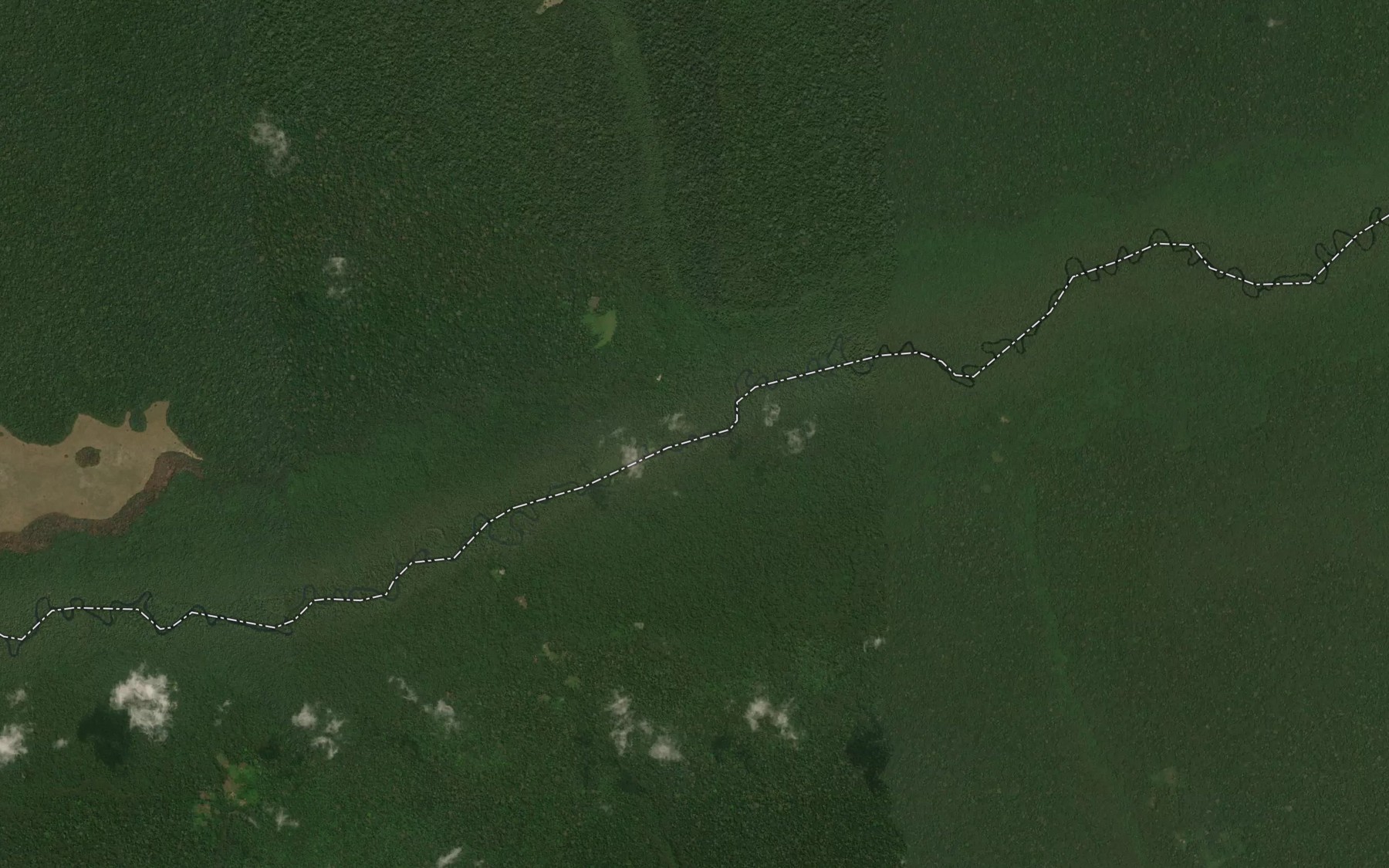 Satellite map of the Kagege