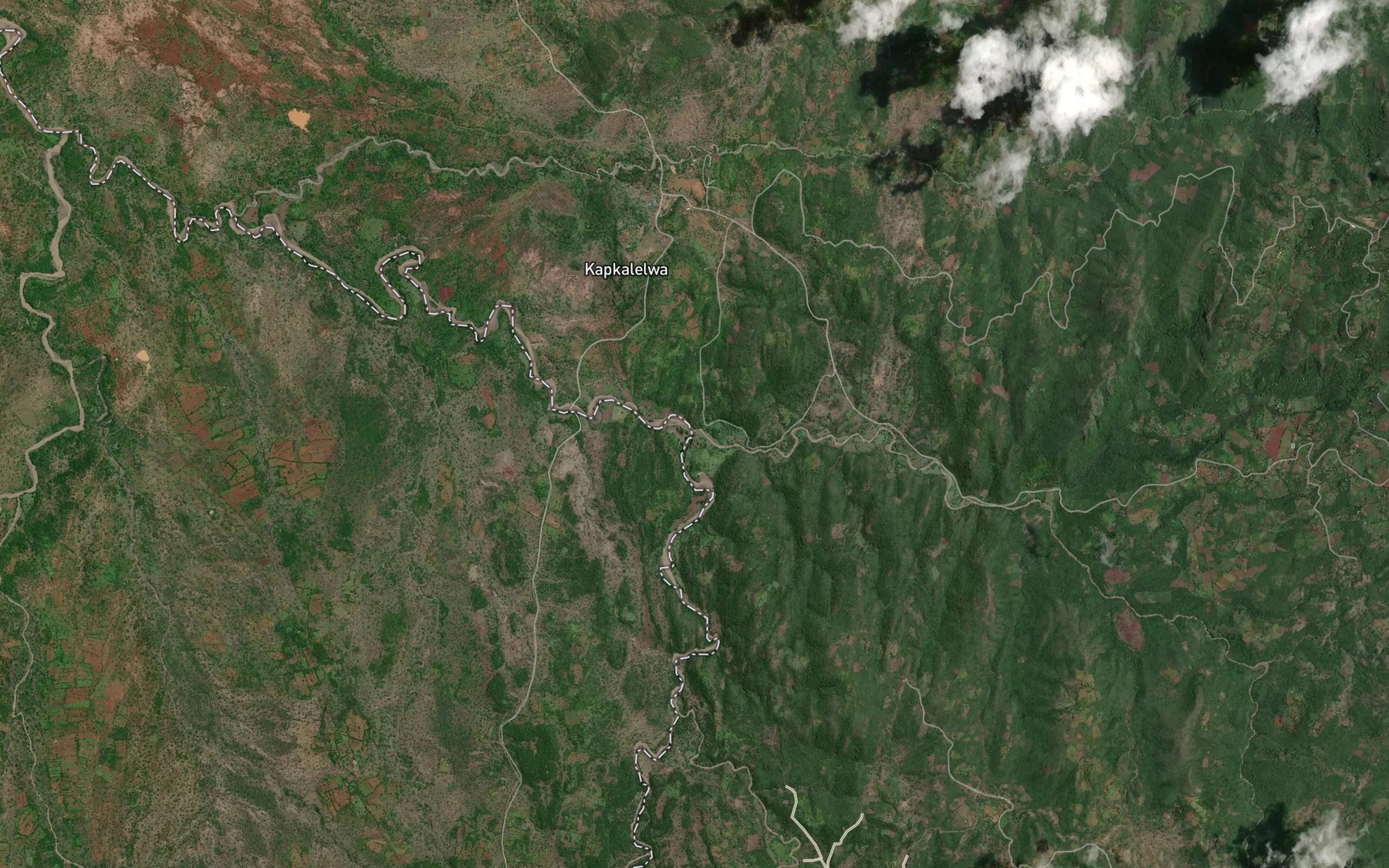 Satellite map of the Kipkanyilat