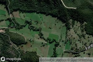 Satellite map of the Rock Creek