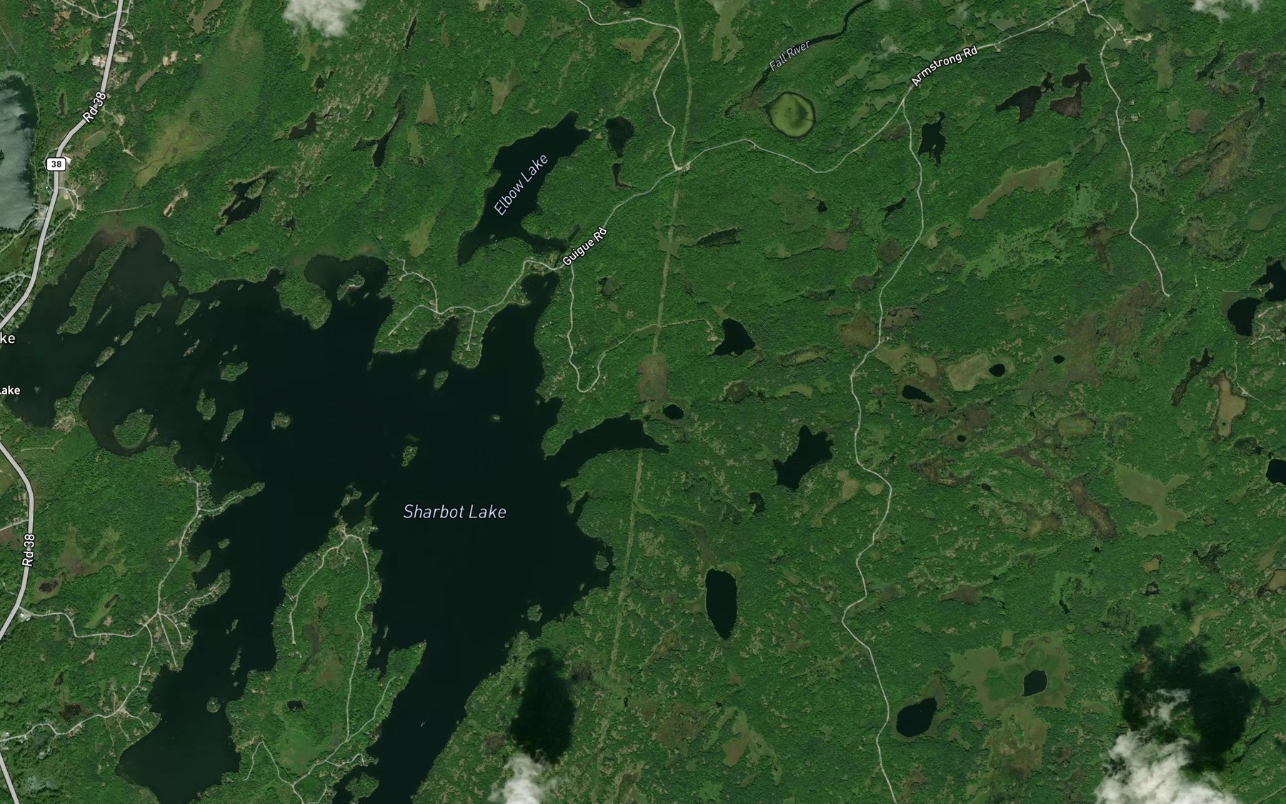 Satellite map of the Doran Bay