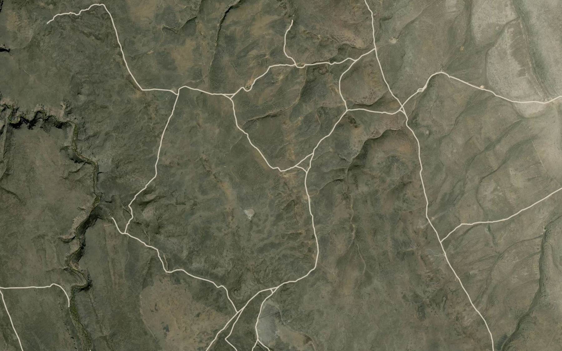Satellite map of the Coyote Pup Spring