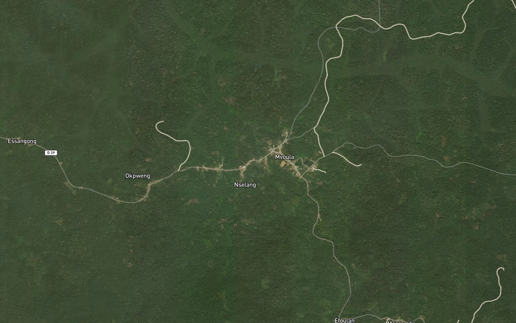 Satellite map of the Owono