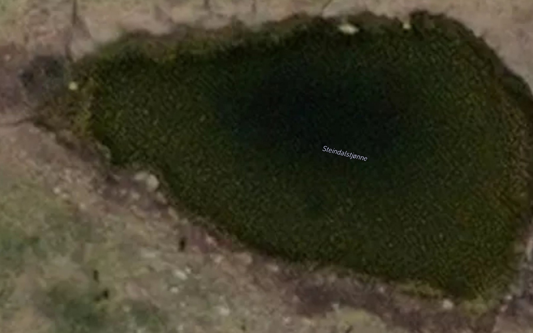 Satellite map of the Steindalstjerni