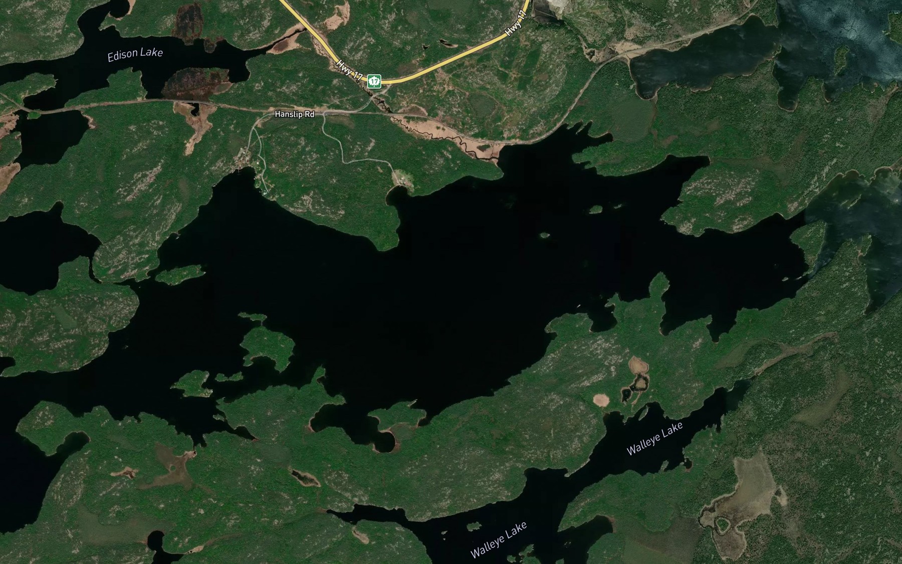 Satellite map of the The Gilbert Stretch