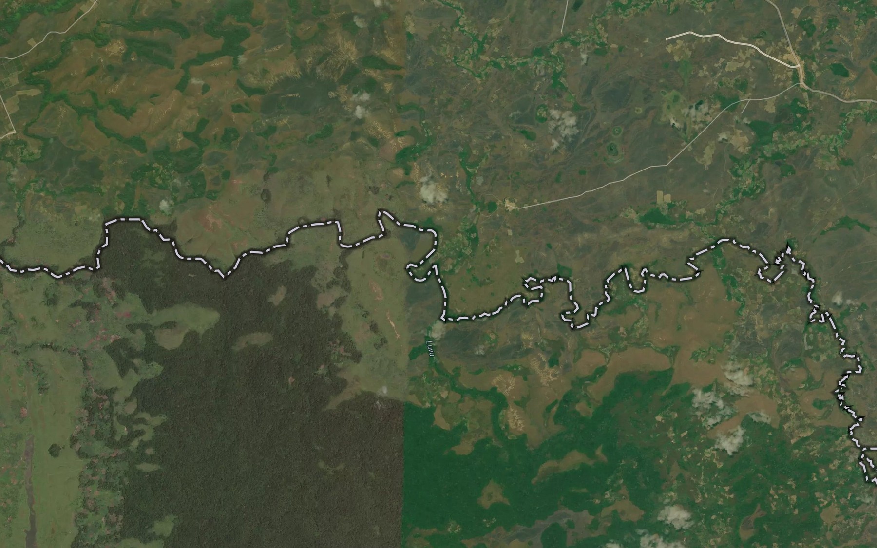 Satellite map of the Mansonsi