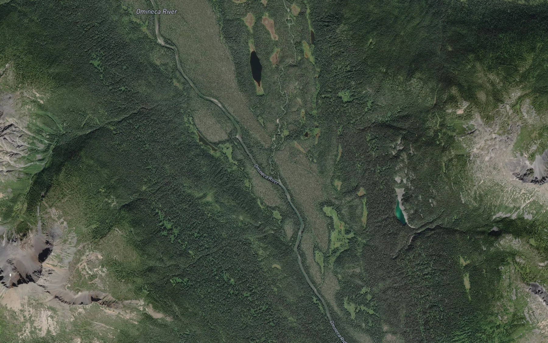 Satellite map of the Ferriston Creek