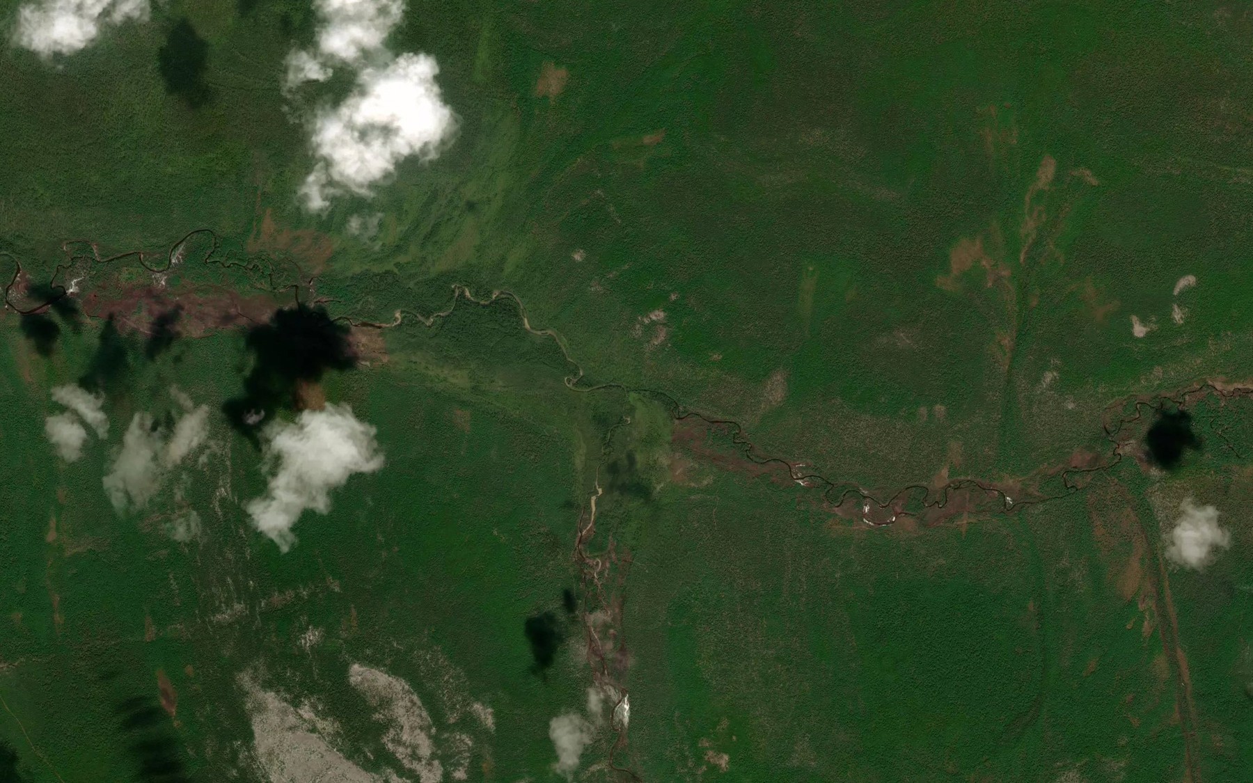Satellite map of the Nizhniy Ayykan