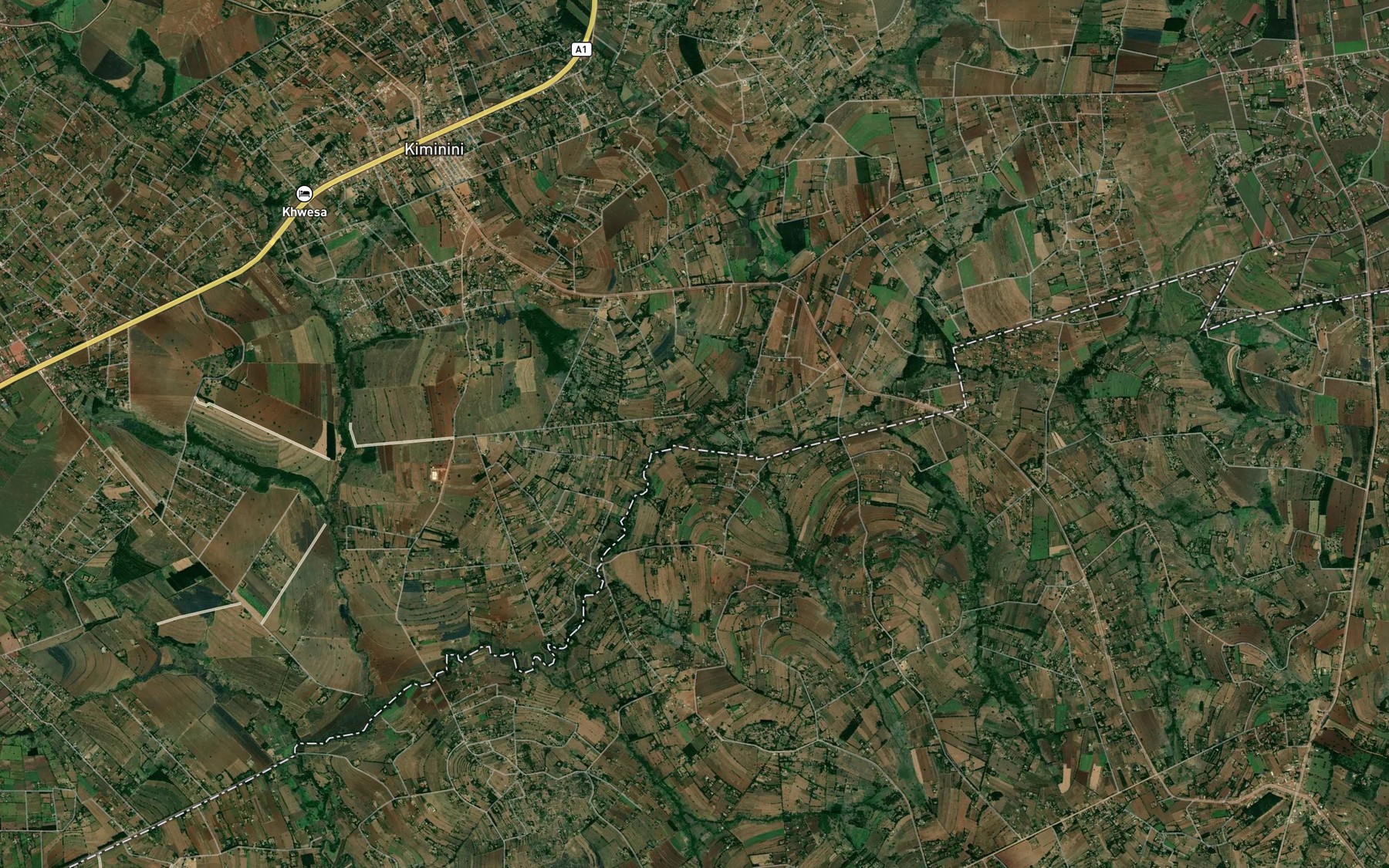 Satellite map of the Tabani