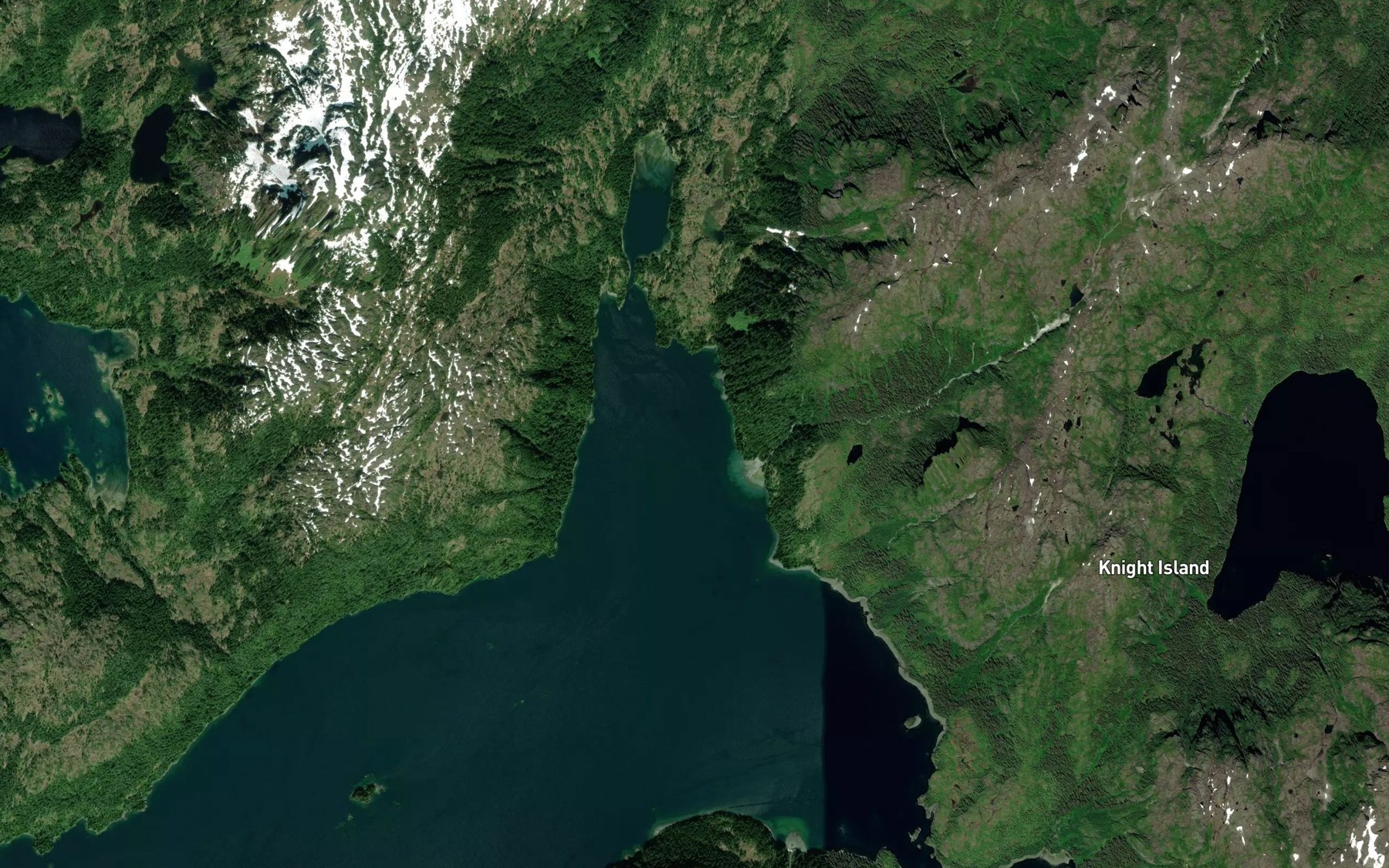 Satellite map of the Port Audrey