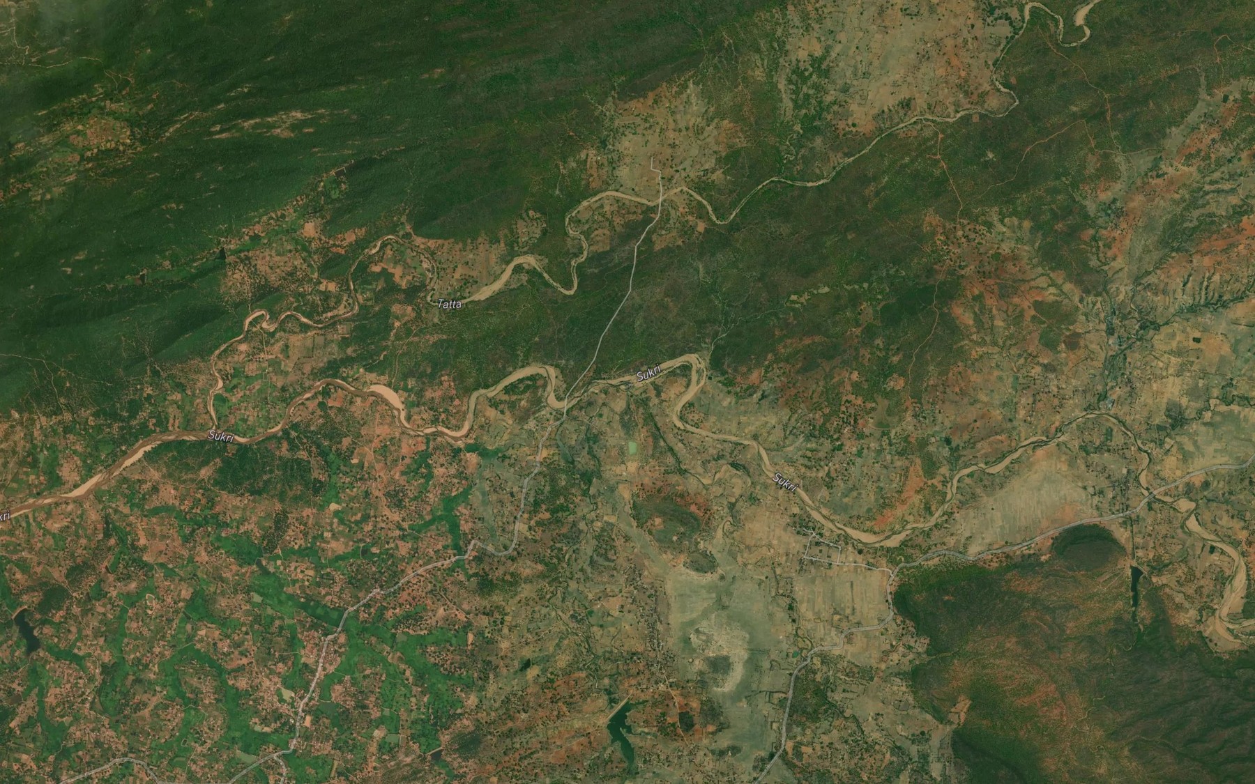 Satellite map of the Bhubhuk Nadi