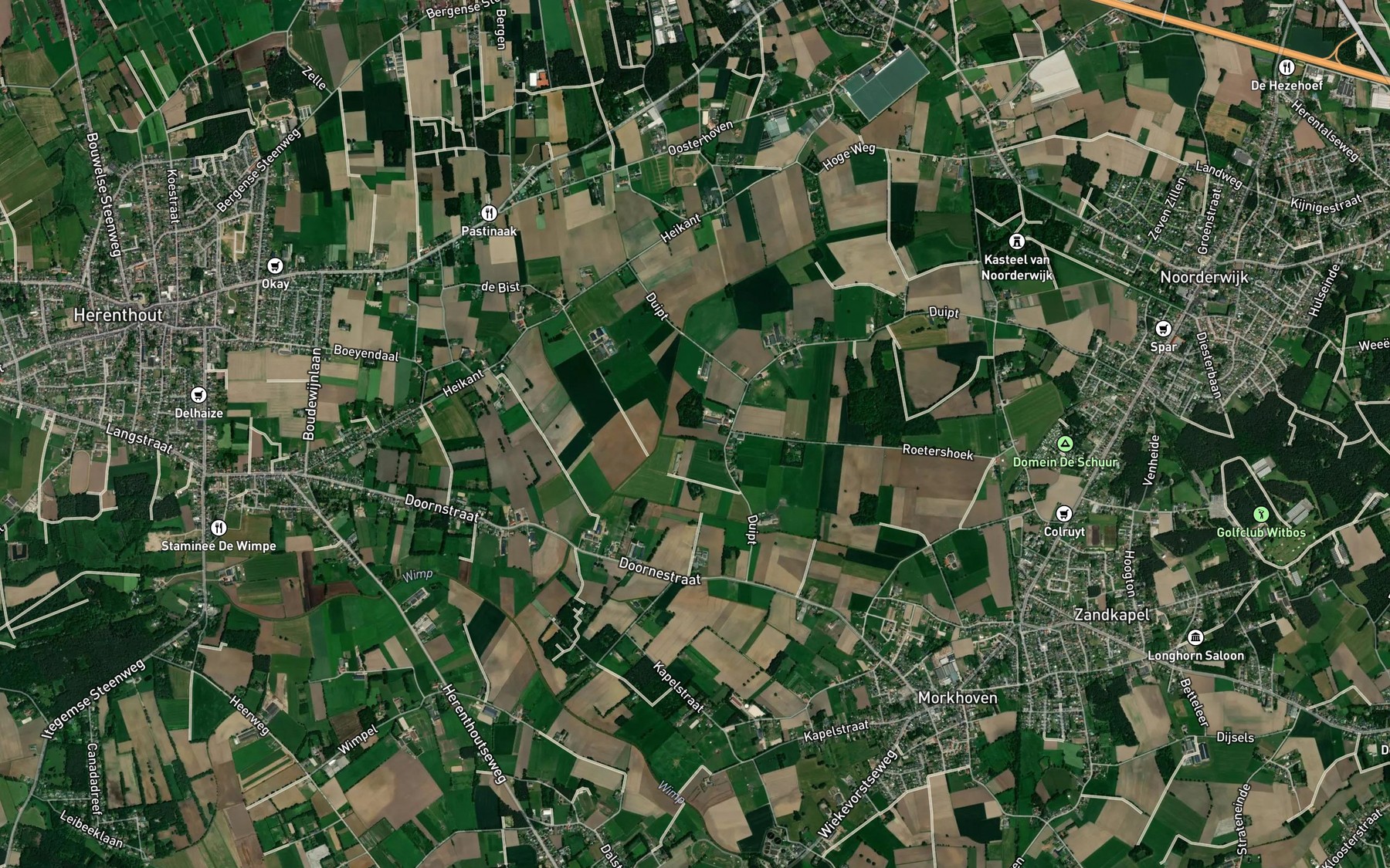 Satellite map of the Schransloop