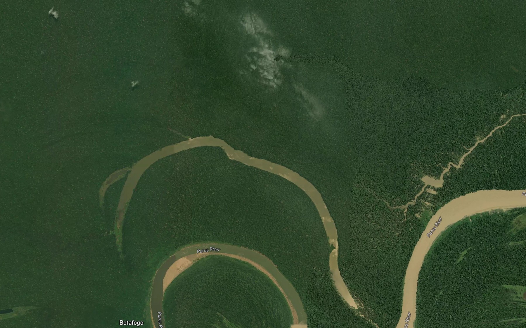 Satellite map of the Lago Camum