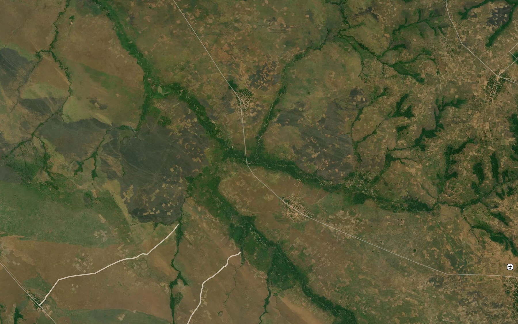Satellite map of the Kashimbaye