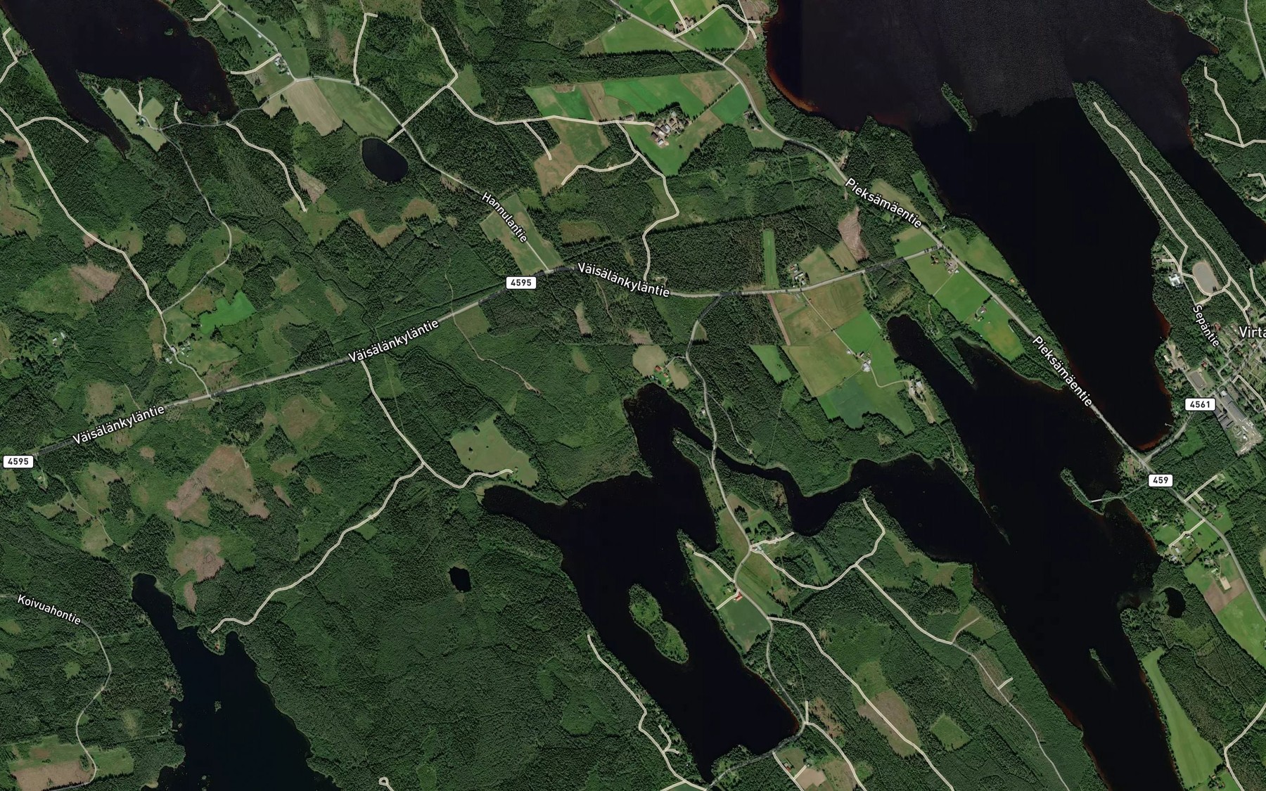 Satellite map of the Hyvajoki