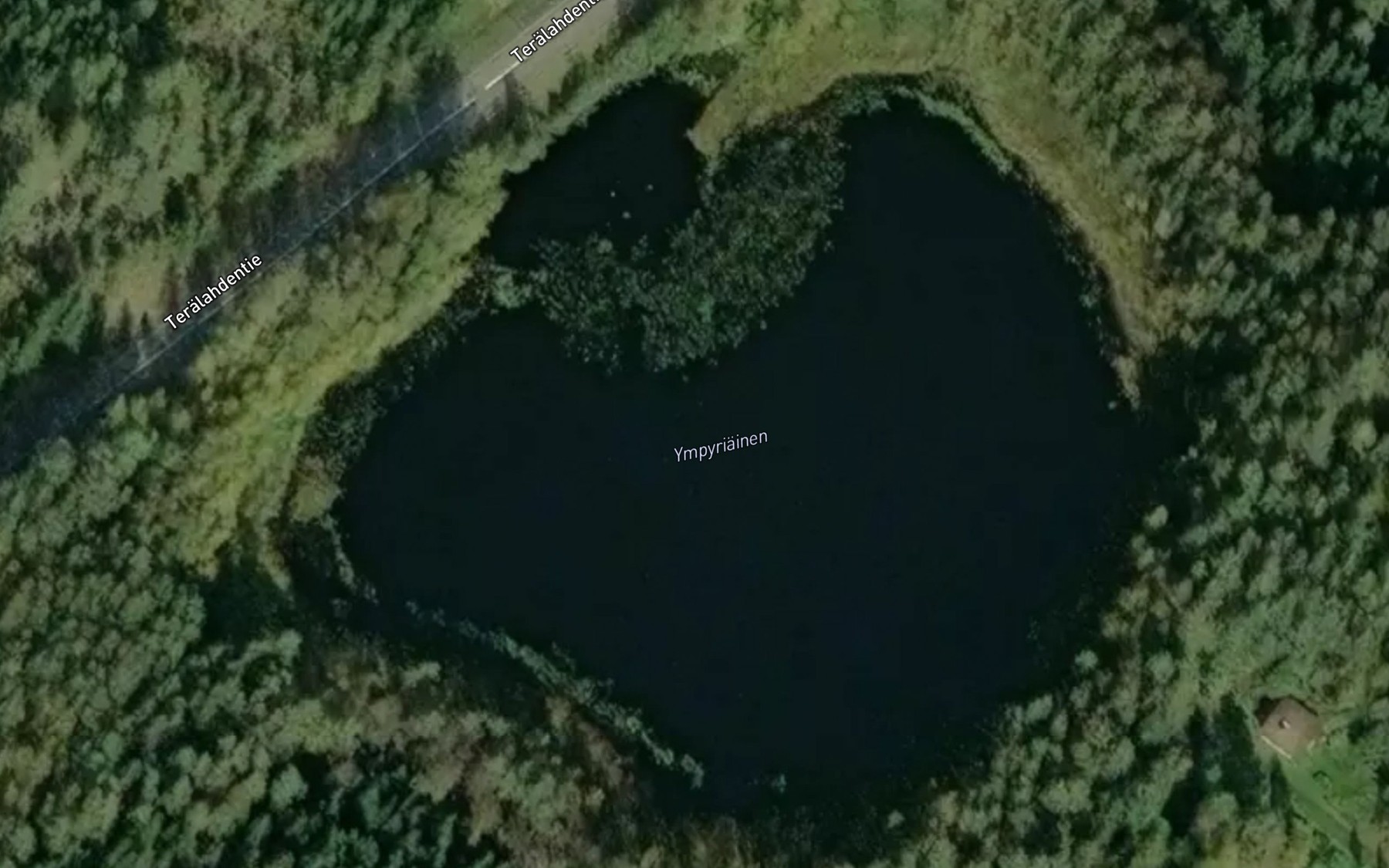 Satellite map of the Ympyriainen