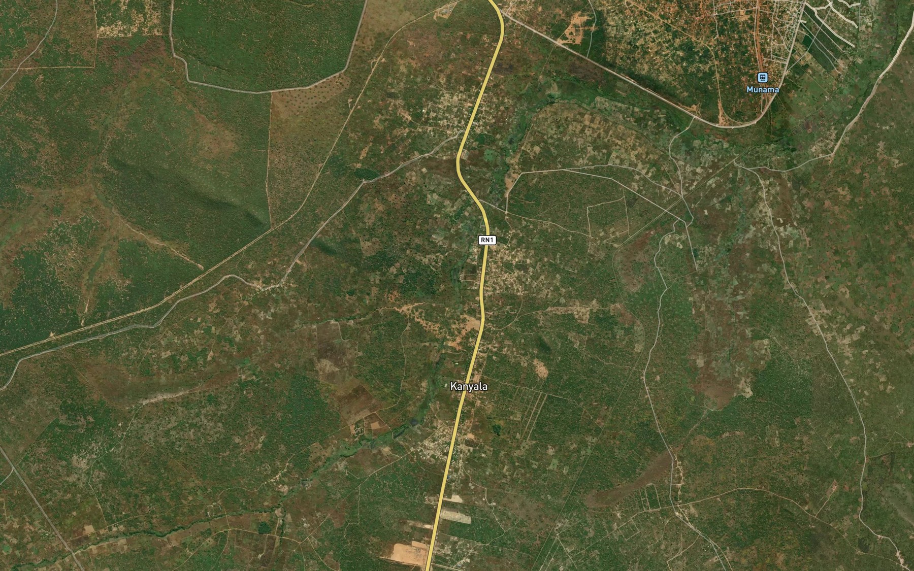 Satellite map of the Fipango