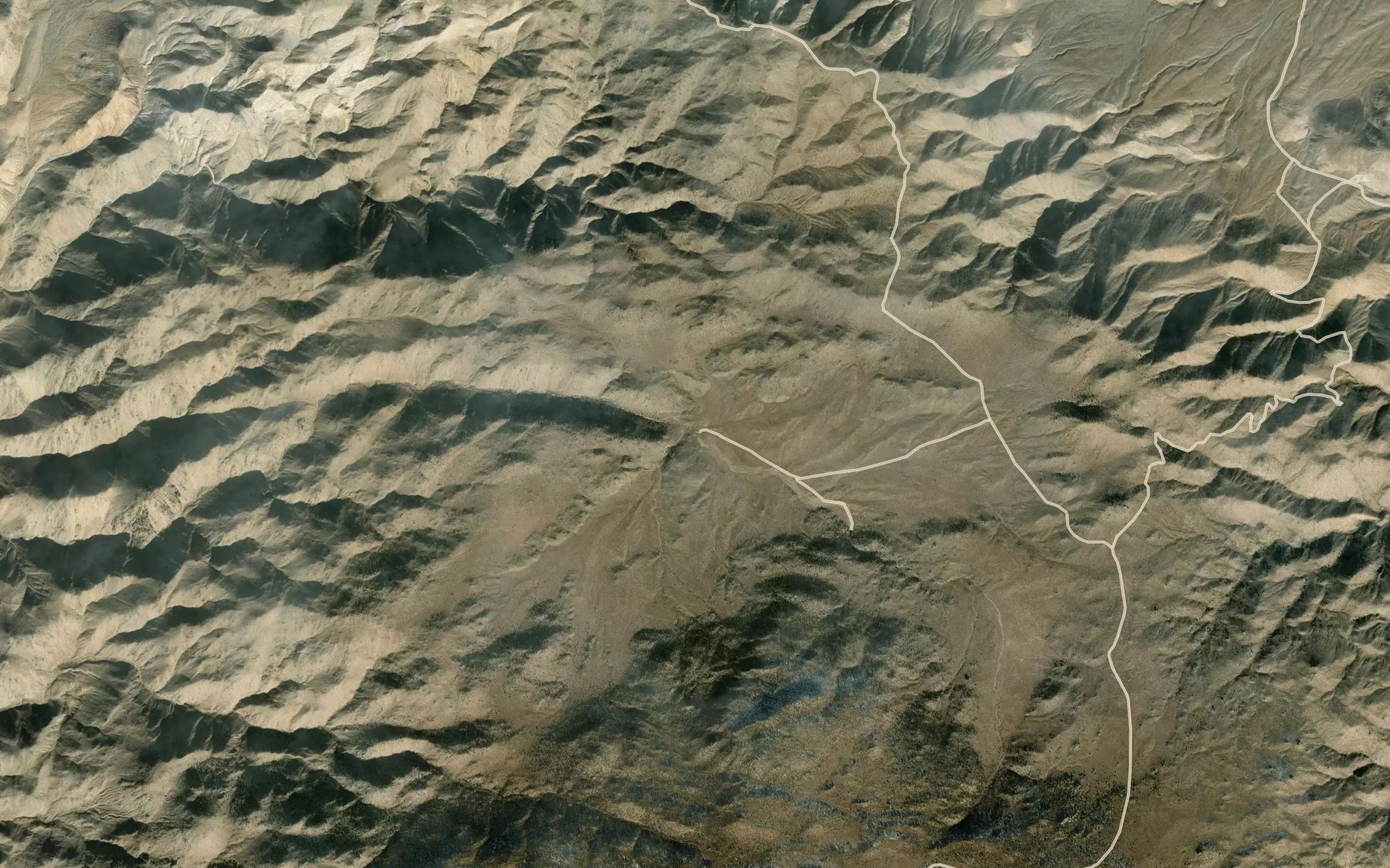 Satellite map of the Spanish Spring