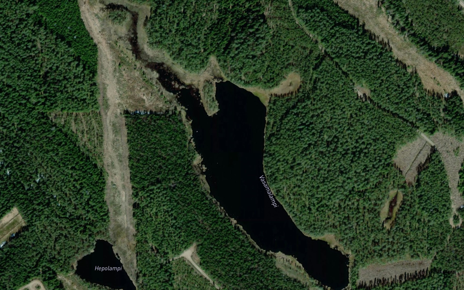 Satellite map of the Vasamalammit