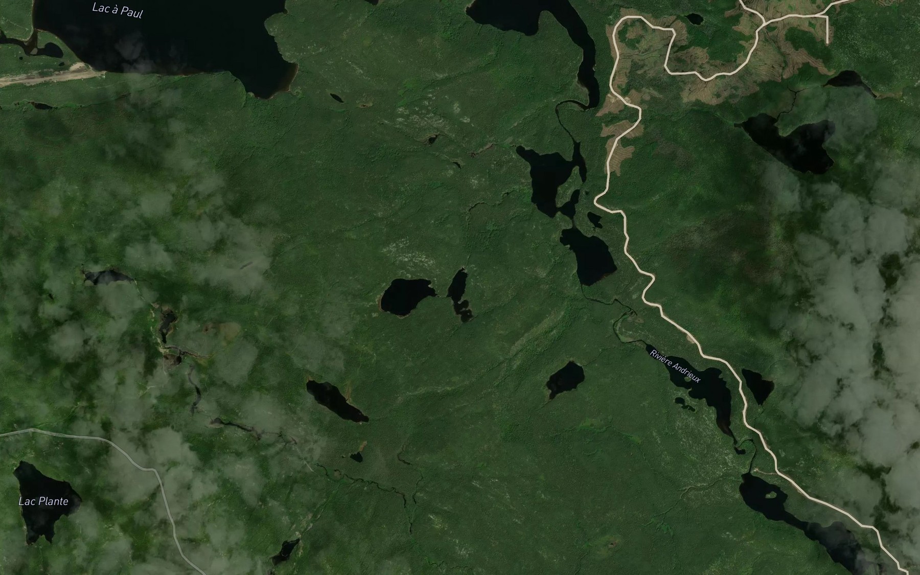 Satellite map of the Lac Vit