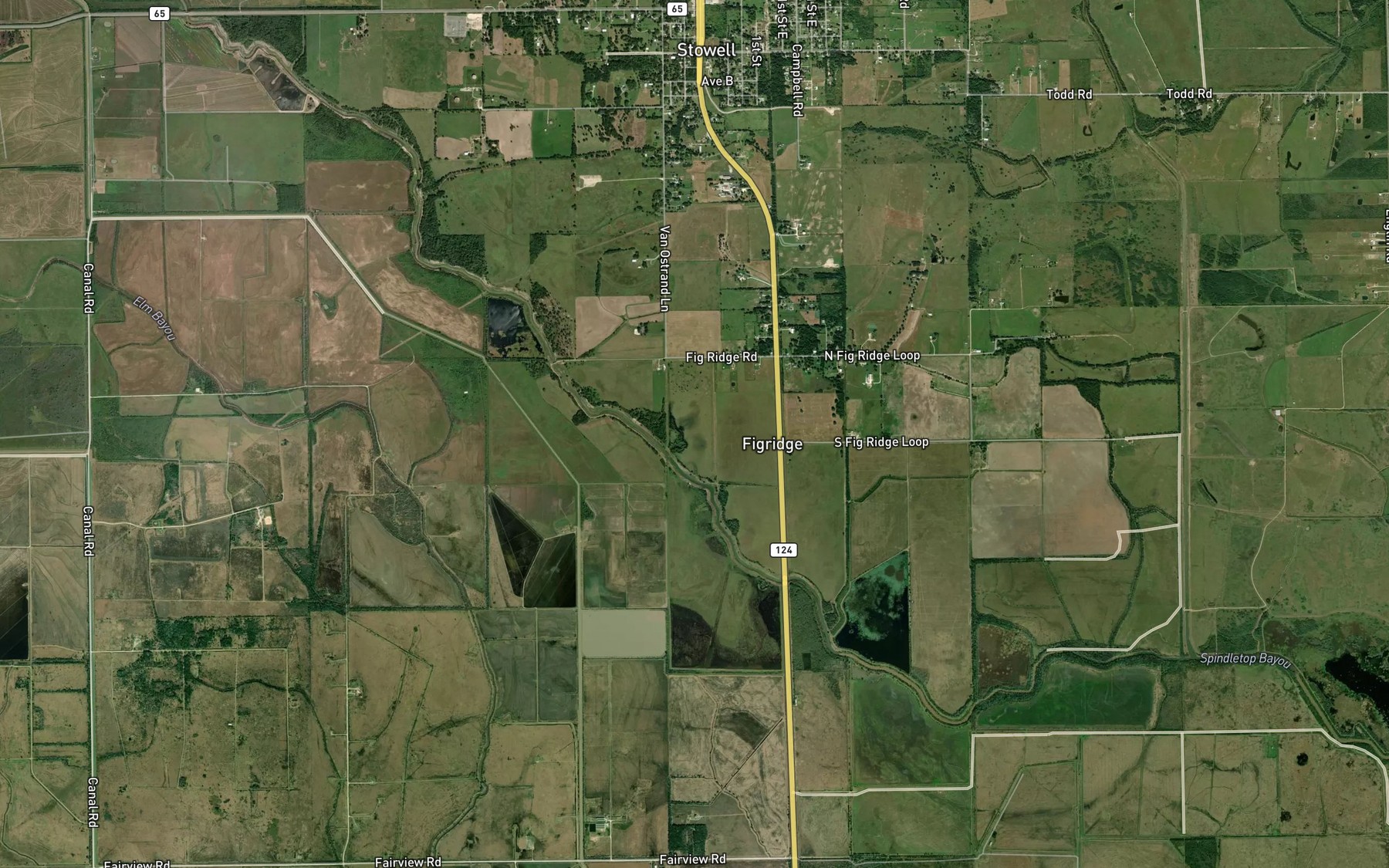 Satellite map of the Marshall Estate Lake Number 1