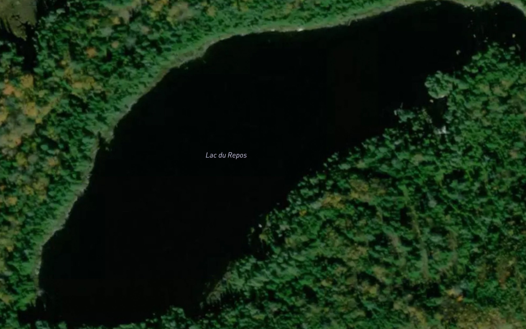 Satellite map of the Lac du Repos