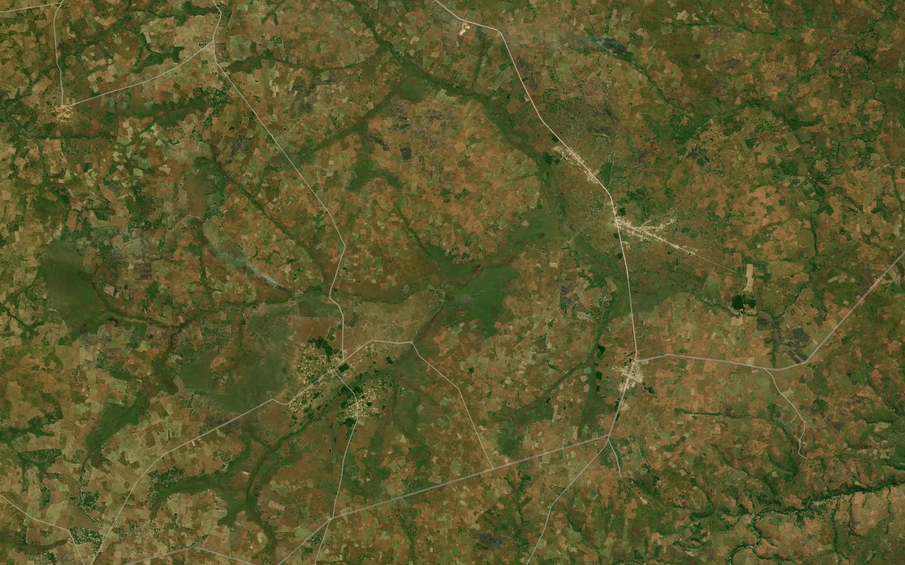 Satellite map of the Inhenguelele