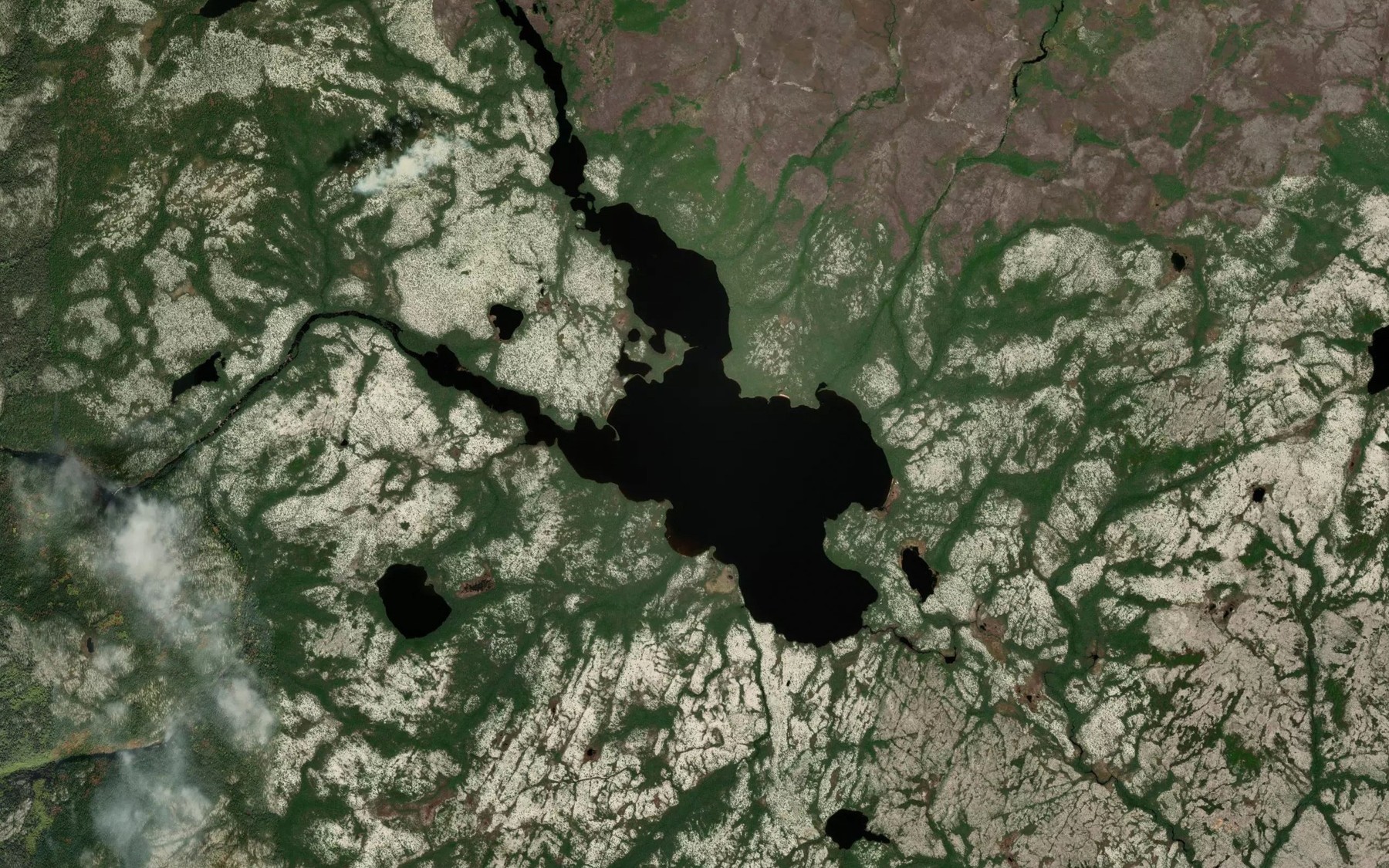 Satellite map of the Lac Uhahameku