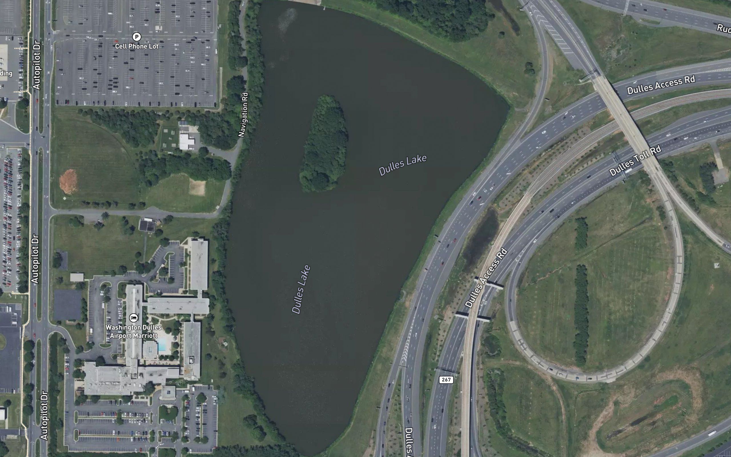 Dulles Airport Pond