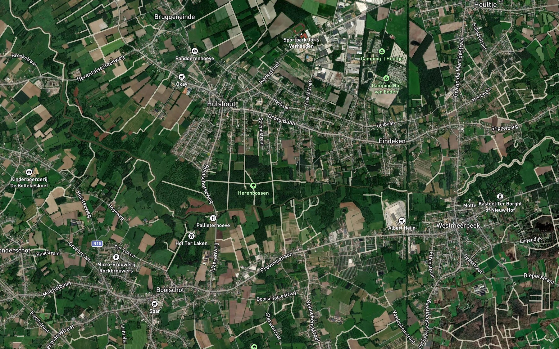 Satellite map of the Steenkensloop