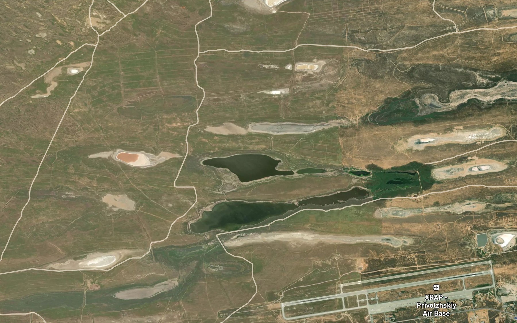 Satellite map of the Ozero Barsu
