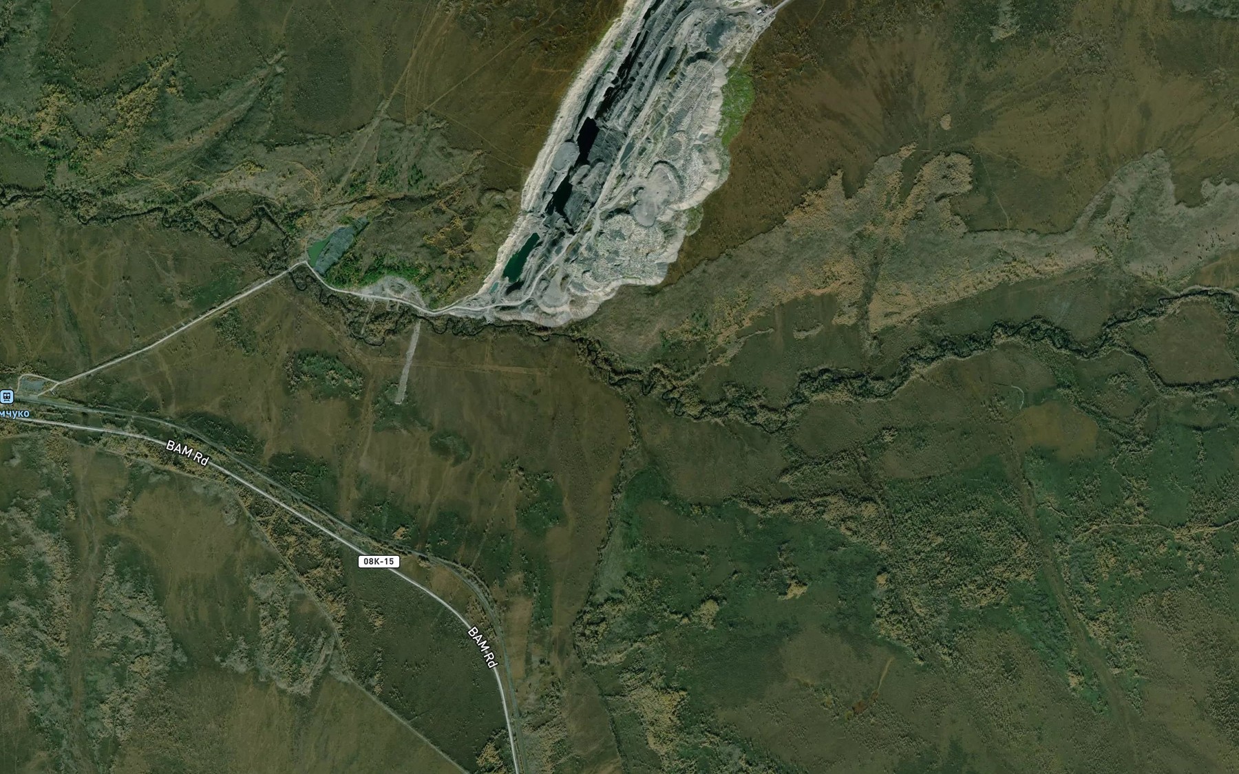 Satellite map of the Talachi