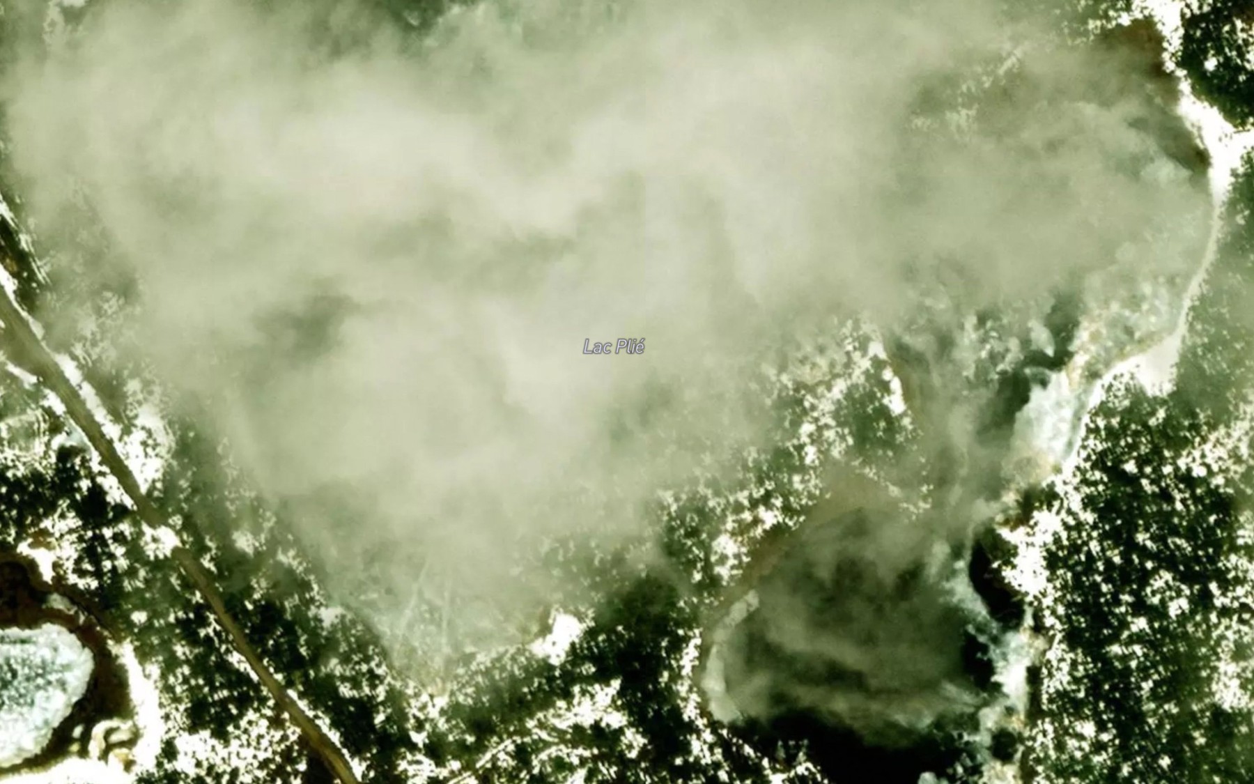 Satellite map of the Lac Plie