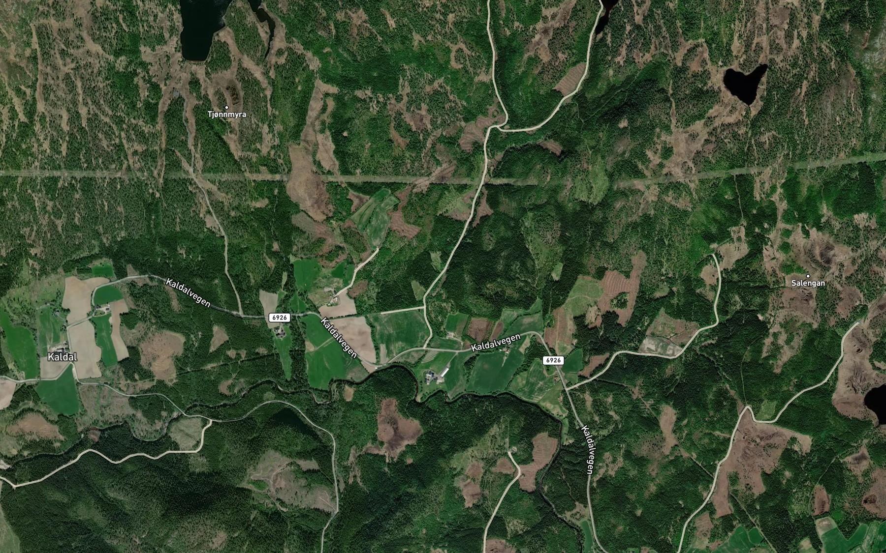 Satellite map of the Storengbekken