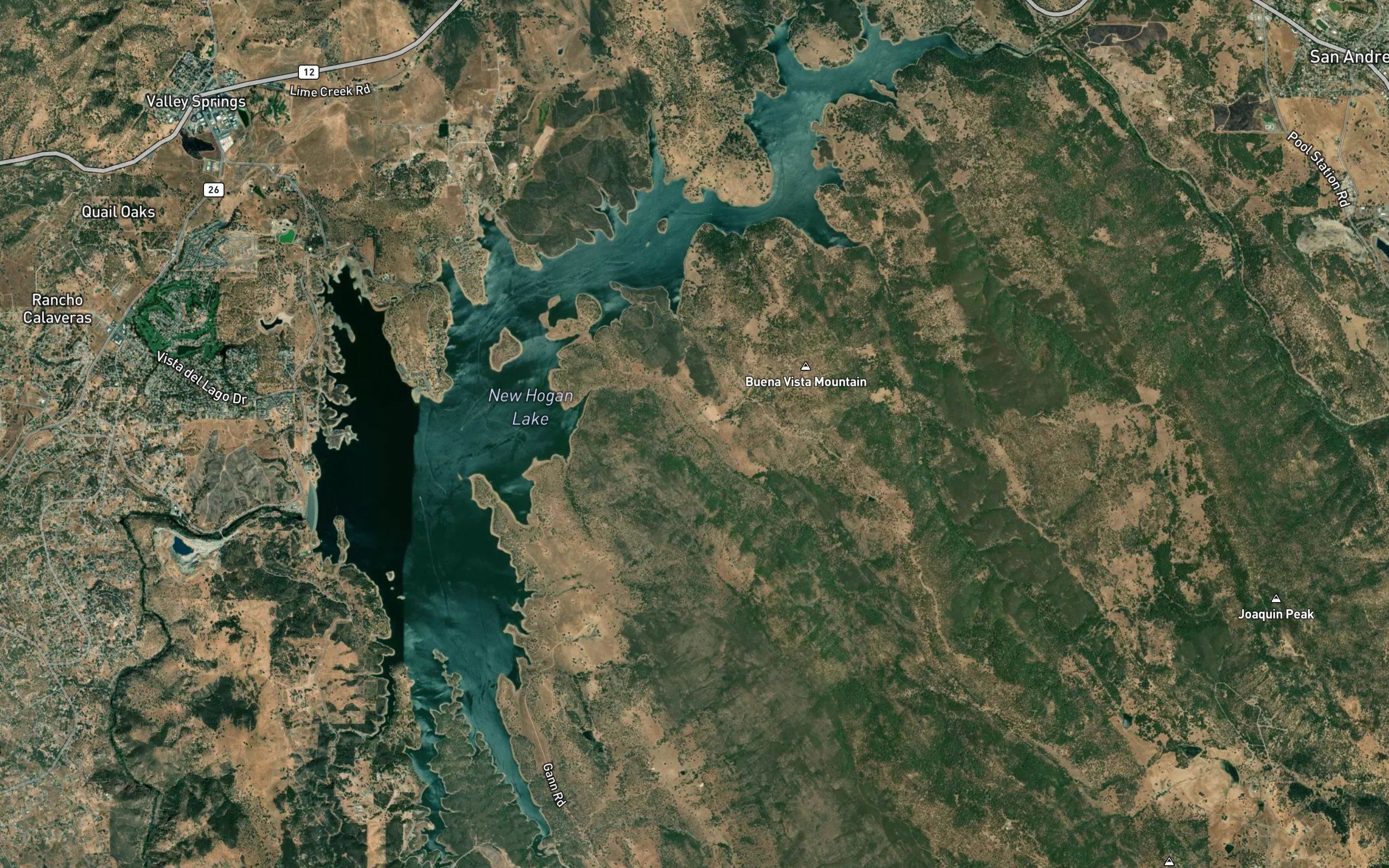 New Hogan Lake