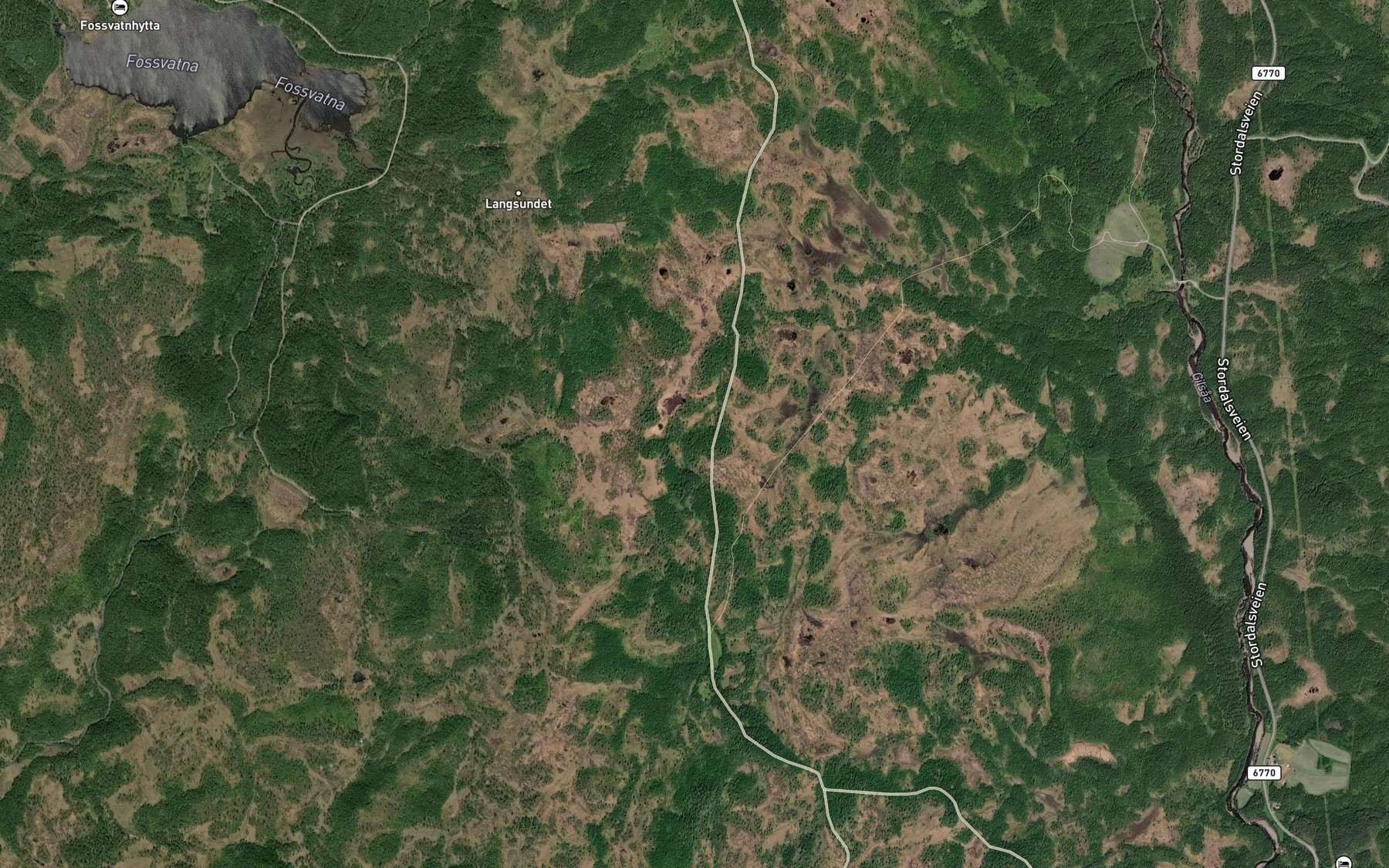 Satellite map of the Geitsundbekken