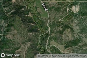 Satellite map of the Pole Creek
