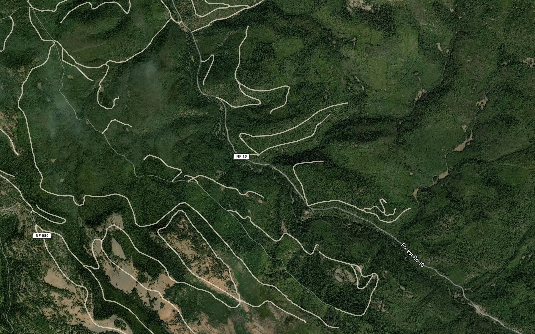 Satellite map of the Battle Creek