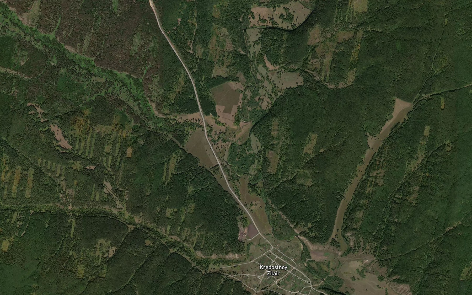 Satellite map of the Tanavla