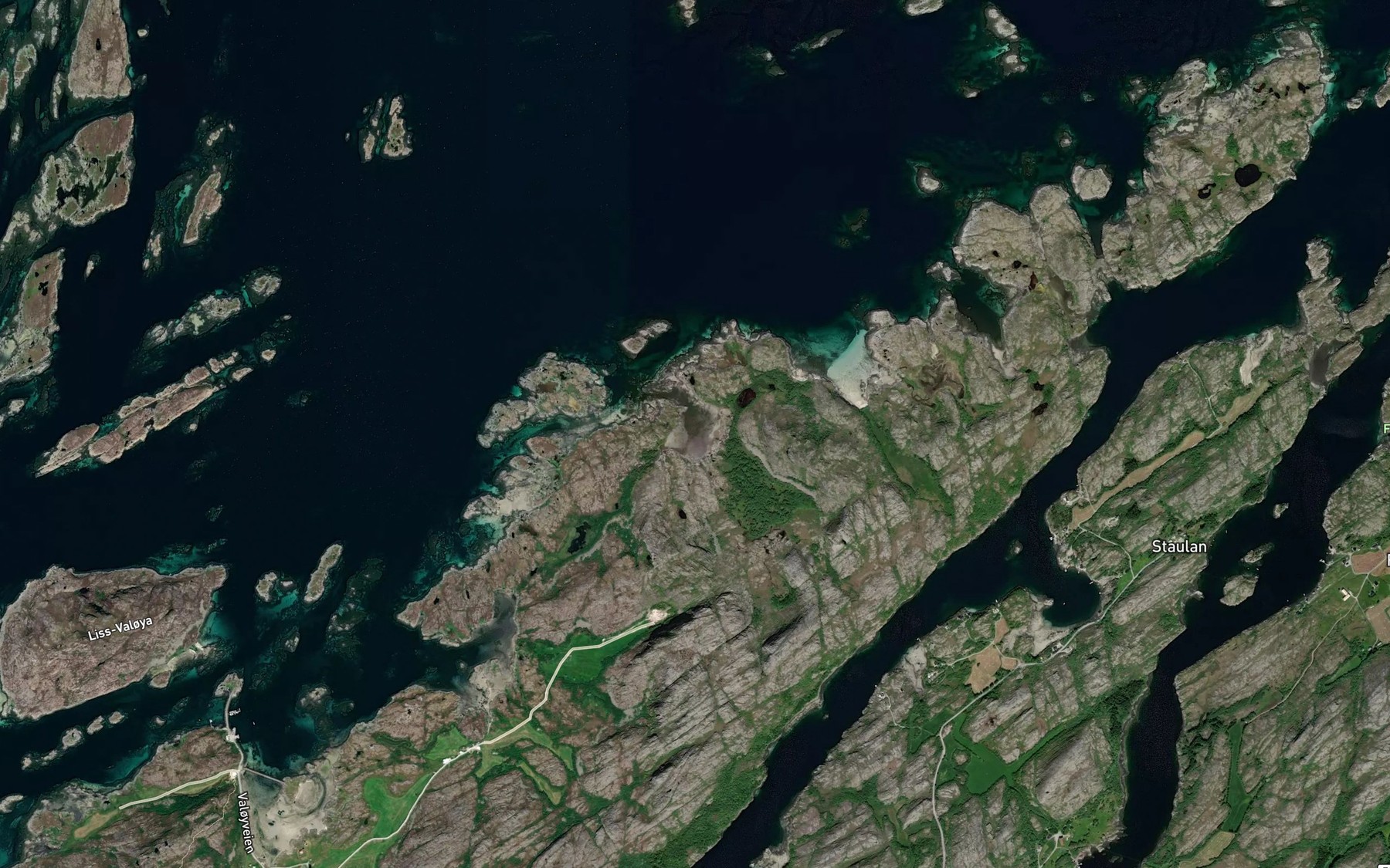 Satellite map of the Bjorvika