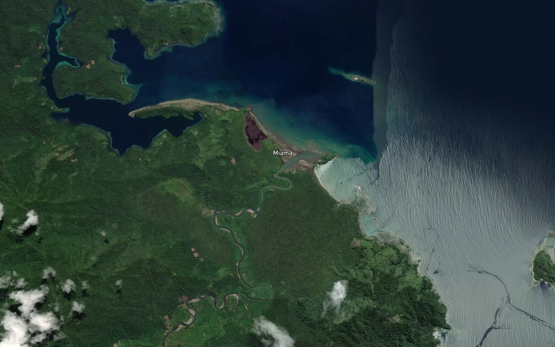 Satellite map of the Mai-Ama River