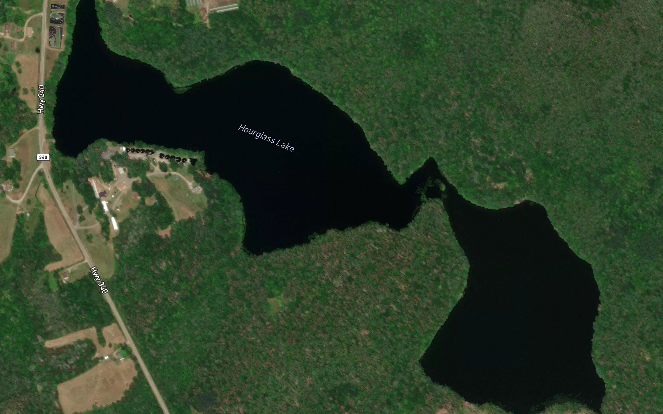 Hourglass Lake