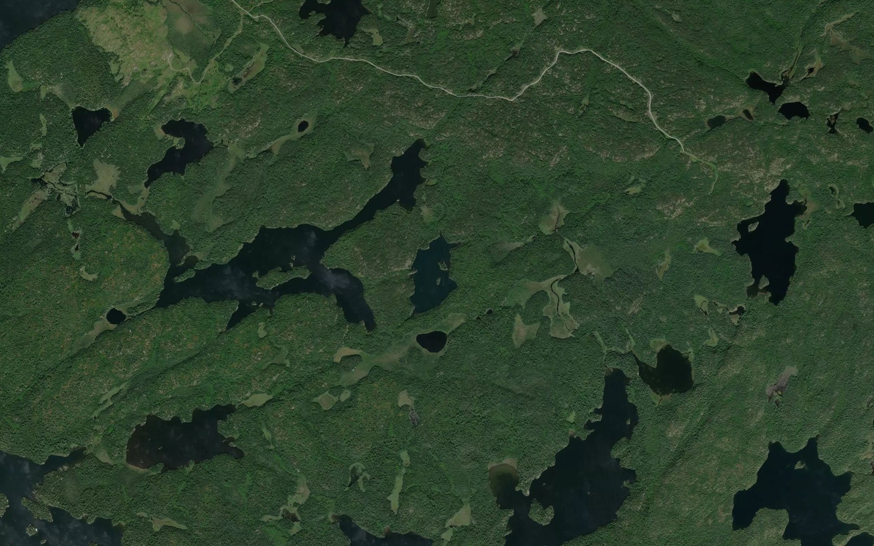 Satellite map of the Tank Lake