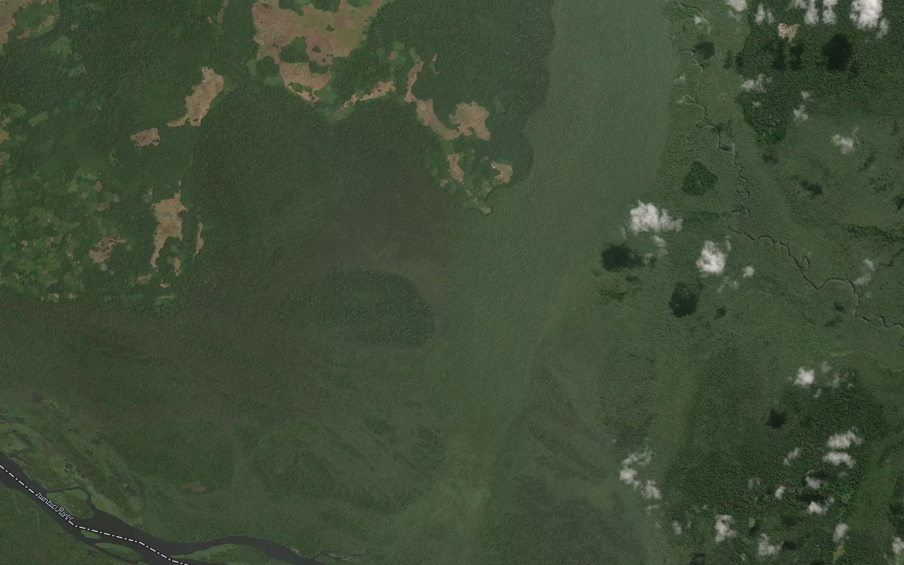 Satellite map of the Wotuko