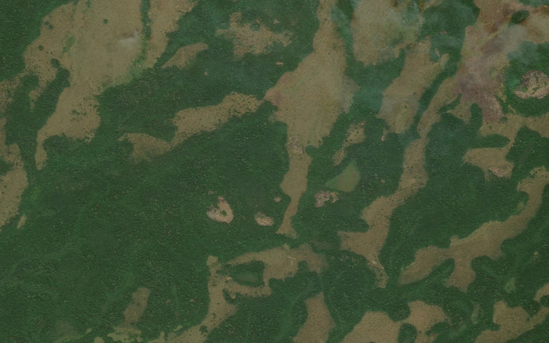 Satellite map of the Mbenke