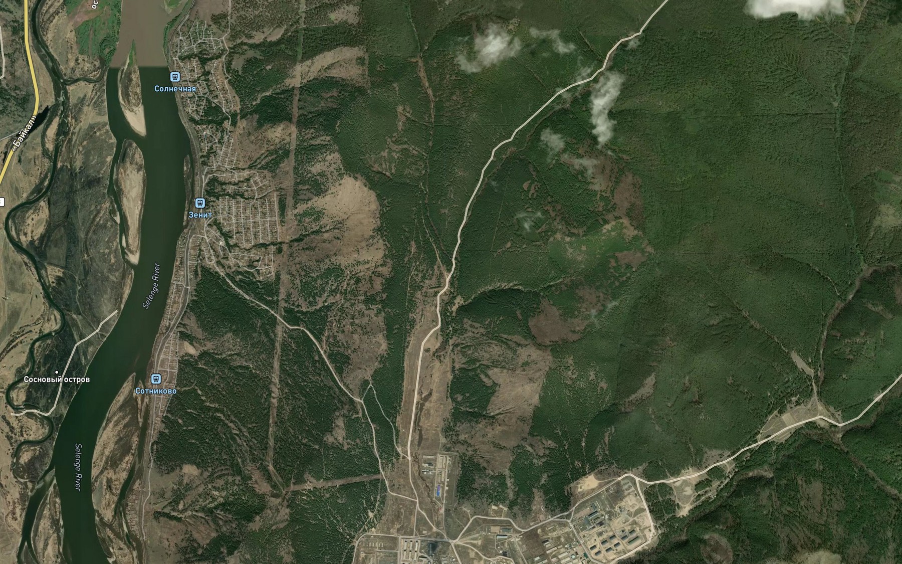 Satellite map of the Shatilovka