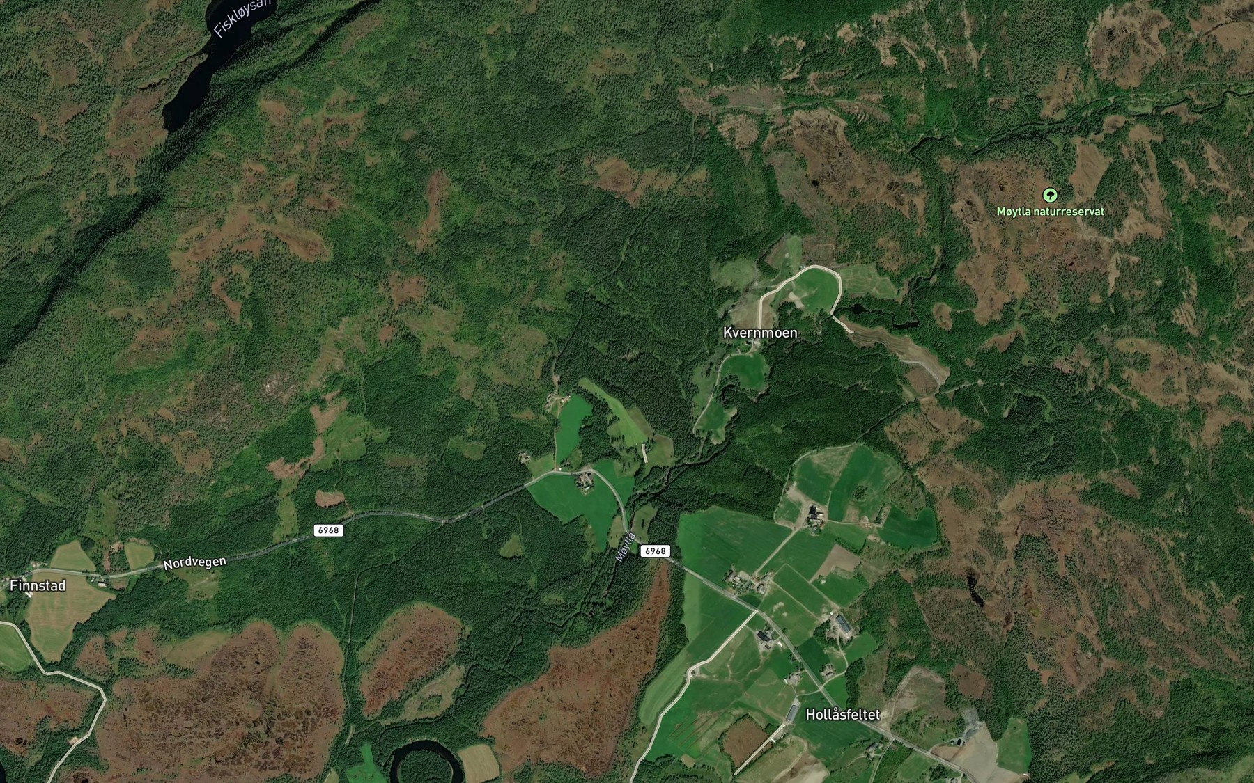 Satellite map of the Bardsbekken