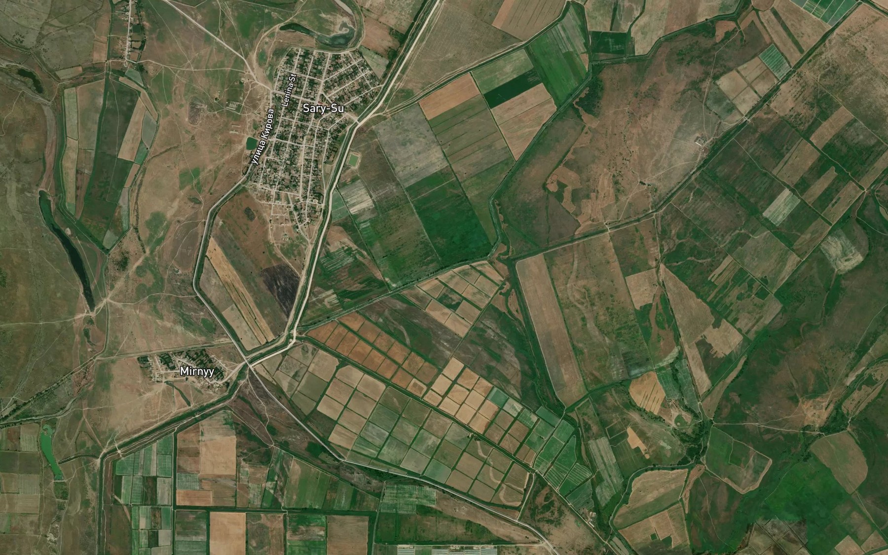 Satellite map of the Balka Khutorskaya Borozda