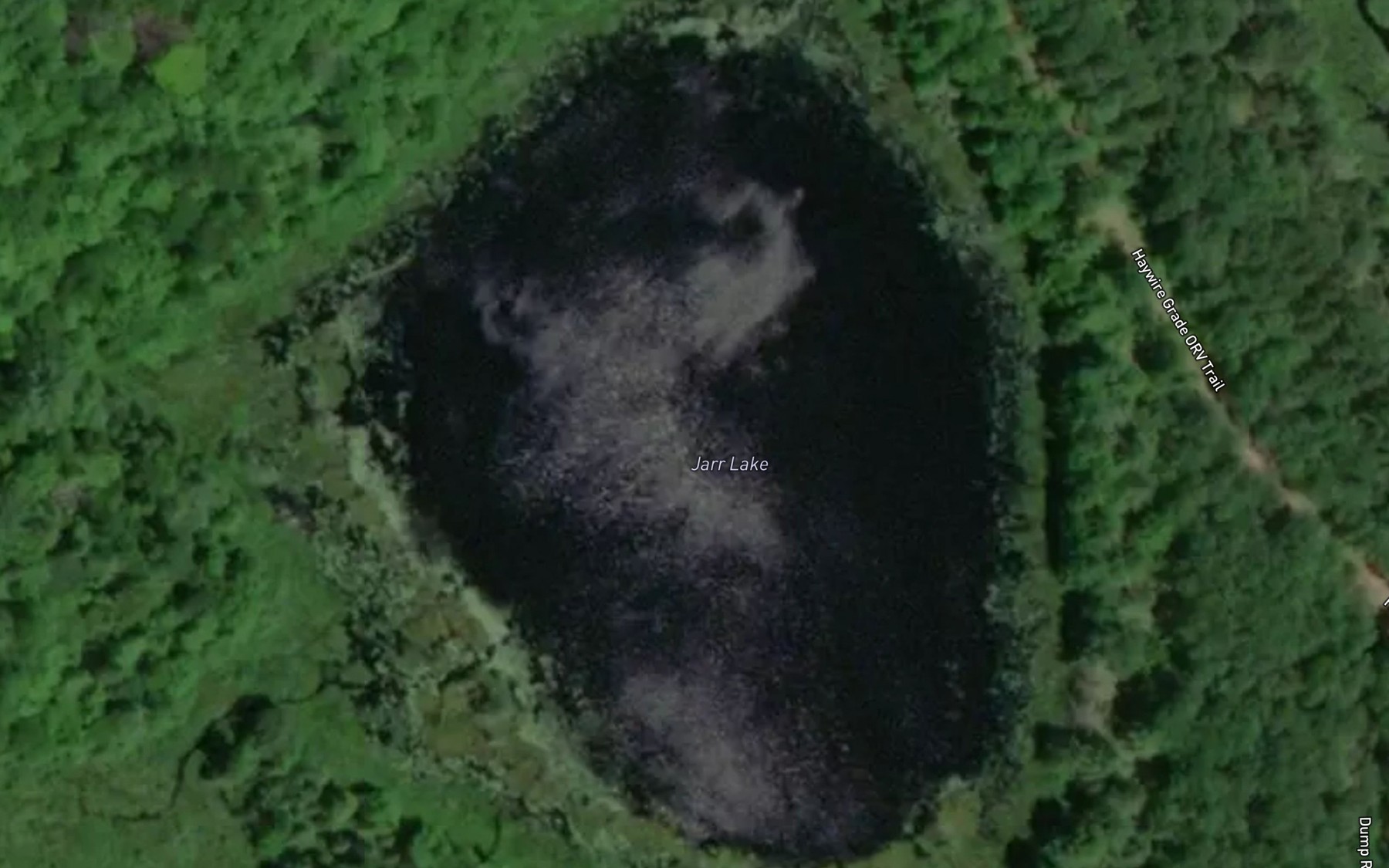 Satellite map of the Jarr Lake