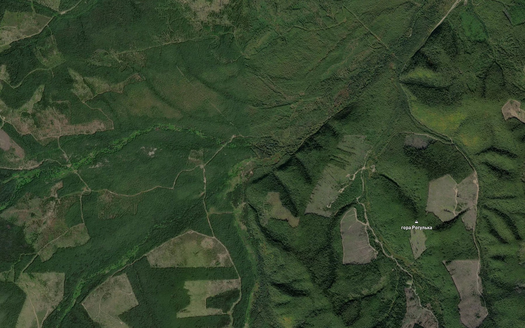 Satellite map of the Srednyaya Birandya