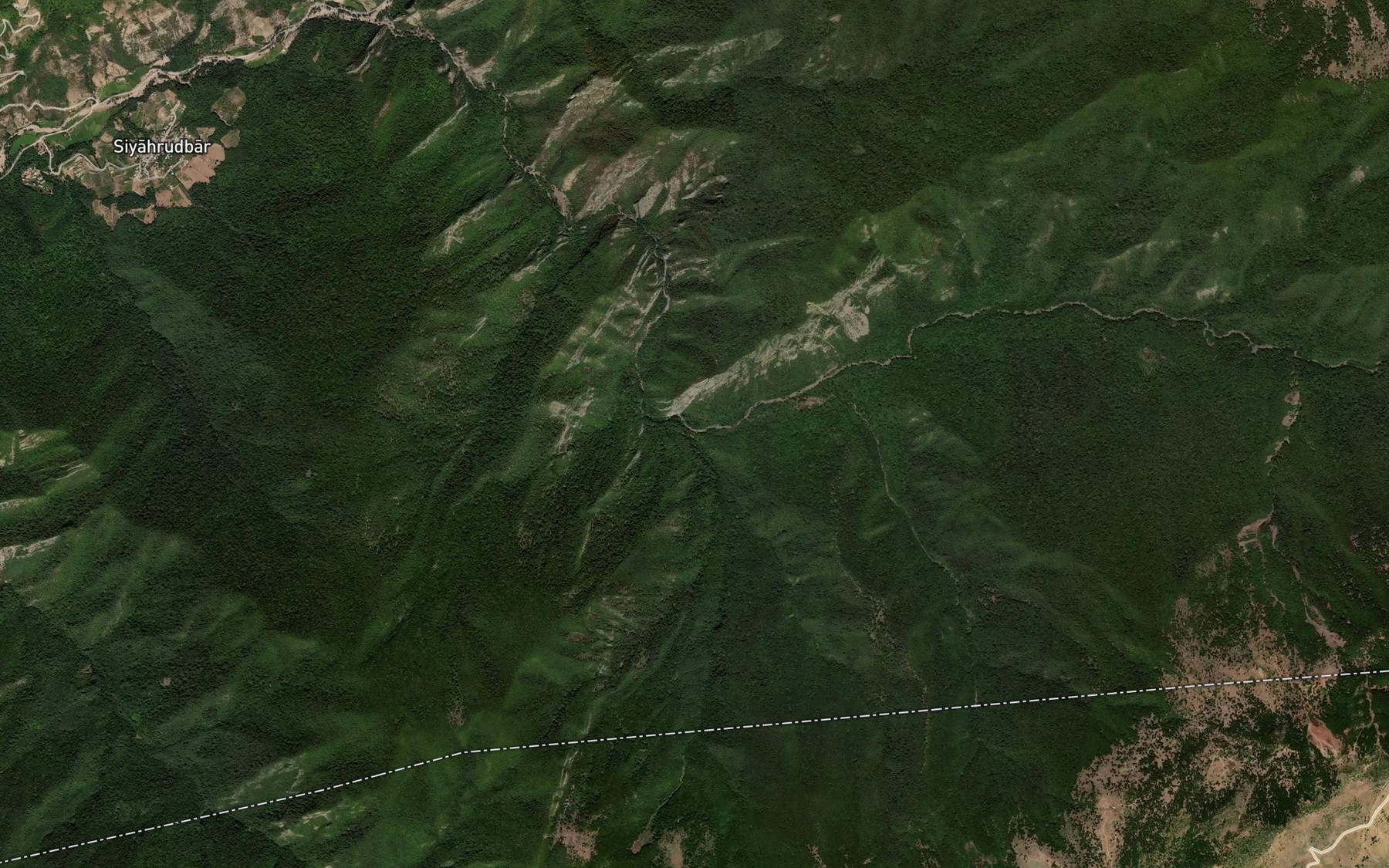 Satellite map of the Ab-e Namdari